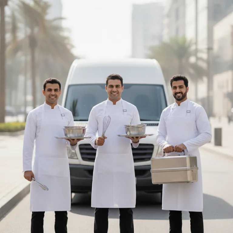 Luxury Caterer team in Bani Yas City